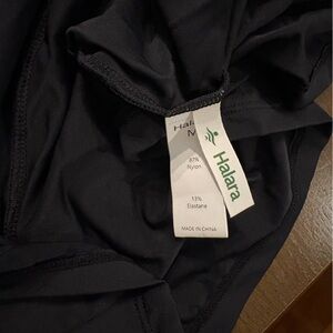 HALARA black maxi dress